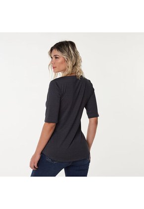 BLUSA PATPRIMO MUJER 30091010-IN BL MC CU NEGRO Talla 8
