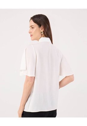Camisa Para Mujer Manga Corta Color Blanco Marca Patprimo #30010725