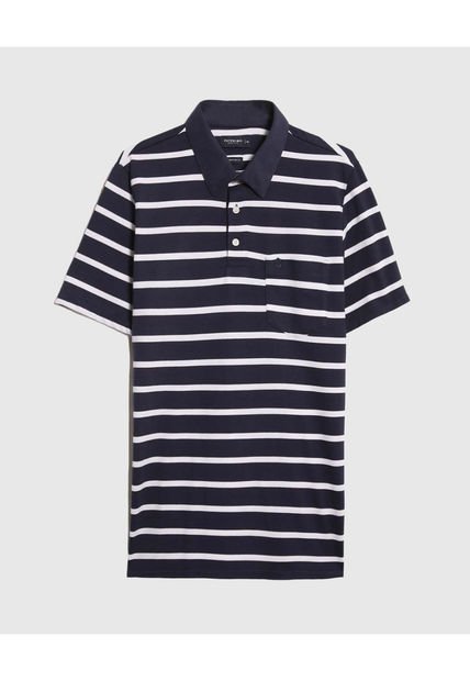 Polo Para Hombre Cuello Maquina Con Bolsillo Color Azul Oscuro Marca Patprimo #44112697