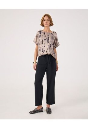 Blusa Para Mujer Manga Corta Color Café Marca Patprimo #30123601