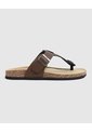 Sandalias Con Doble Hebilla Hombre  Para Hombre Café Patprimo de Patprimo