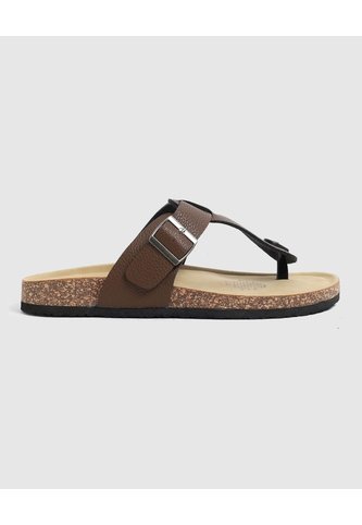 Sandalias Con Doble Hebilla Hombre  Para Hombre Café Patprimo Patprimo