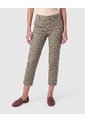Pantalón Capri Estampado Mujer  Para Mujer Verde Patprimo de Patprimo