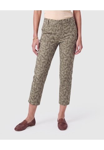 Pantalón Capri Estampado Mujer  Para Mujer Verde Patprimo Patprimo