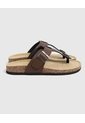 Sandalias Con Doble Hebilla Hombre  Para Hombre Café Patprimo de Patprimo