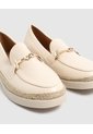 Mocasín Mujer Estilo Alpargata  Para Mujer Beige Patprimo de Patprimo