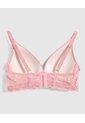 Brasier Triangular Con Base En Encaje   Para Mujer Rosado Patprimo de Patprimo
