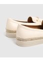 Mocasín Mujer Estilo Alpargata  Para Mujer Beige Patprimo de Patprimo