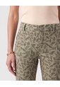 Pantalón Capri Estampado Mujer  Para Mujer Verde Patprimo de Patprimo