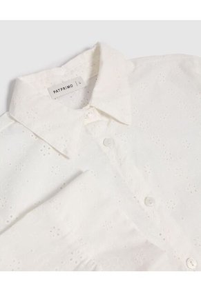 Camisa Para Mujer Manga 3/4 Color Crema Marca Patprimo #30010709