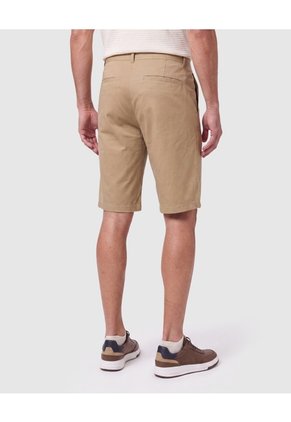 Bermuda Chino Con Bolsillos Para Hombre  Para Hombre Beige Patprimo