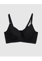 Brasier Copa Completa Unicolor   Para Mujer Negro Patprimo de Patprimo