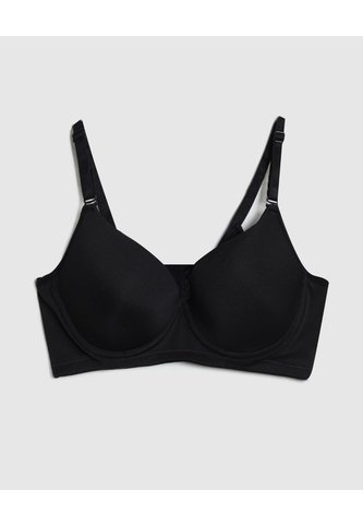 Brasier Copa Completa Unicolor   Para Mujer Negro Patprimo Patprimo
