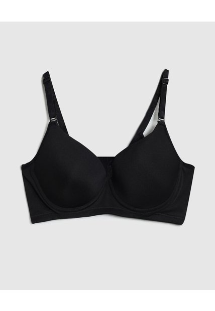 Brasier Copa Completa Unicolor   Para Mujer Negro Patprimo