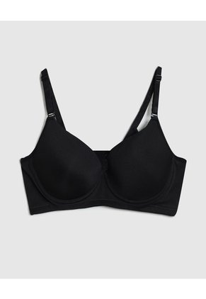 Brasier Copa Completa Unicolor Para Mujer Negro Patprimo