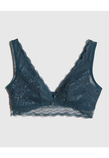 Brasier En Encaje  Para Mujer Verde Patprimo
