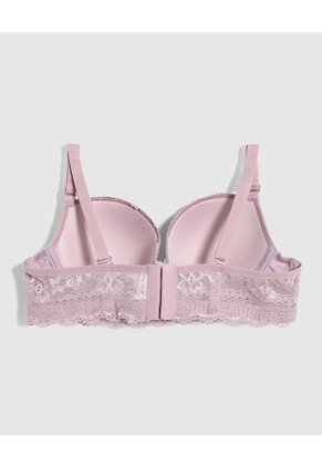 Brasier Media Copa En Encaje Para Mujer Morado Patprimo