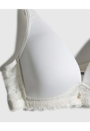 Brasier Con Encaje  Para Mujer Blanco Patprimo