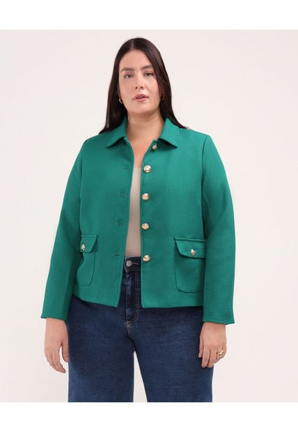 Blazer Para Mujer Blazer Color Verde  Marca Patprimo #14400030