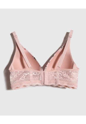 Brasier Estampado Floral  Para Mujer Rosa Patprimo