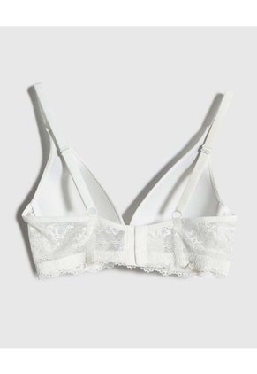 Brasier Con Encaje  Para Mujer Blanco Patprimo
