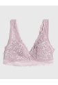 Bralette Texturizado Unicolor   Para Mujer Morado Patprimo de Patprimo