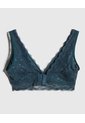 Brasier En Encaje  Para Mujer Verde Patprimo de Patprimo