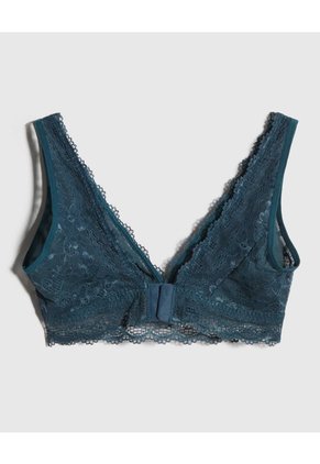 Brasier En Encaje  Para Mujer Verde Patprimo