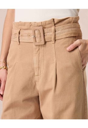 Jeans Barrel De Tiro Alto Para Mujer Para Mujer Café Patprimo