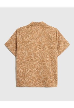 Camisa Para Mujer Manga Corta Color Café Marca Patprimo #30010727