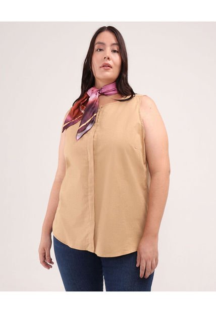 Blusa Para Mujer Manga Sisa Color Café  Marca Patprimo #14121334