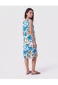 Vestido Sin Mangas Con Ajuste Mujer  Para Mujer Azul Patprimo de Patprimo