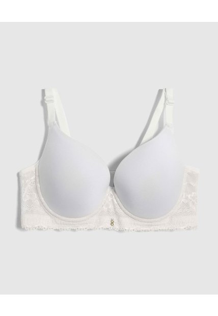 Brasier Copa Completa Unicolor   Para Mujer Blanco Patprimo
