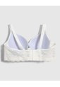 Brasier Copa Completa Unicolor   Para Mujer Blanco Patprimo de Patprimo