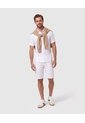 Bermuda Chino Con Bolsillos Para Hombre  Para Hombre Blanco Patprimo de Patprimo