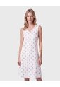 Vestido Midi Estampado Para Mujer  Para Mujer Blanco Patprimo de Patprimo