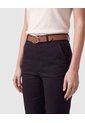 Pantalón Recto Clásico Mujer  Para Mujer Negro Patprimo de Patprimo