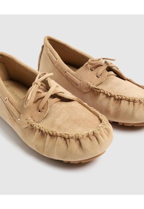 Mocasín Mujer Estilo Náutico  Para Mujer Café Patprimo