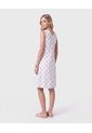 Vestido Midi Estampado Para Mujer  Para Mujer Blanco Patprimo de Patprimo