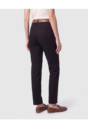 Pantalón Recto Clásico Mujer Para Mujer Negro Patprimo