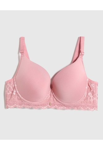 Brasier Copa Completa Unicolor   Para Mujer Rosado Patprimo Patprimo