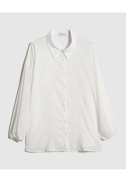 Camisa Para Mujer Manga Larga Color Blanco Marca Patprimo #14010188