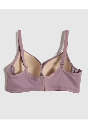 Brasier Copa Completa Unicolor   Para Mujer Morado Patprimo