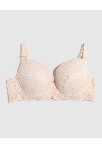 Brasier Media Copa En Encaje   Para Mujer Piel Patprimo Patprimo