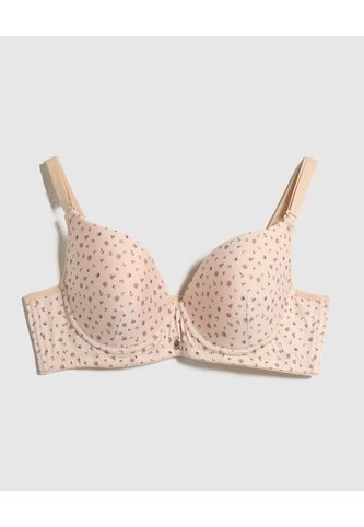 Brasier Copa Completa Estampado  Para Mujer Rosa Patprimo Patprimo
