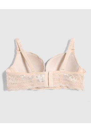 Brasier Media Copa En Encaje   Para Mujer Piel Patprimo