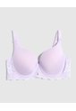 Brasier Copa Completa Unicolor   Para Mujer Morado Patprimo de Patprimo