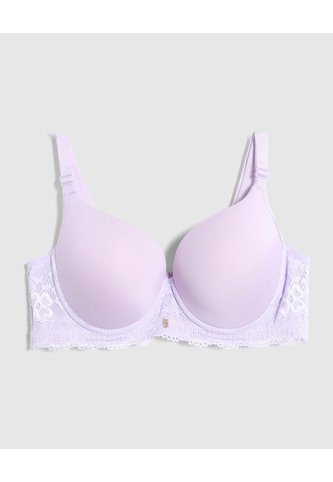Brasier Copa Completa Unicolor   Para Mujer Morado Patprimo Patprimo