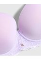 Brasier Copa Completa Unicolor   Para Mujer Morado Patprimo de Patprimo