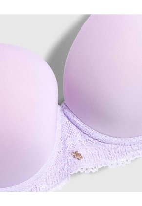 Brasier Copa Completa Unicolor Para Mujer Morado Patprimo